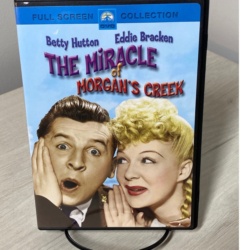 The Miracle of Morgans Creek DVD 1944 Betty Hutton Ed Bracken Paramount Comedy